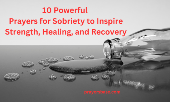 Prayers for Sobriety