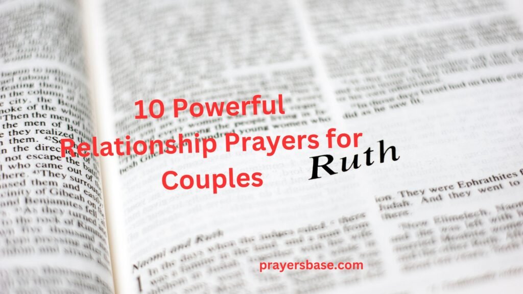 Relationship Prayers for Couples