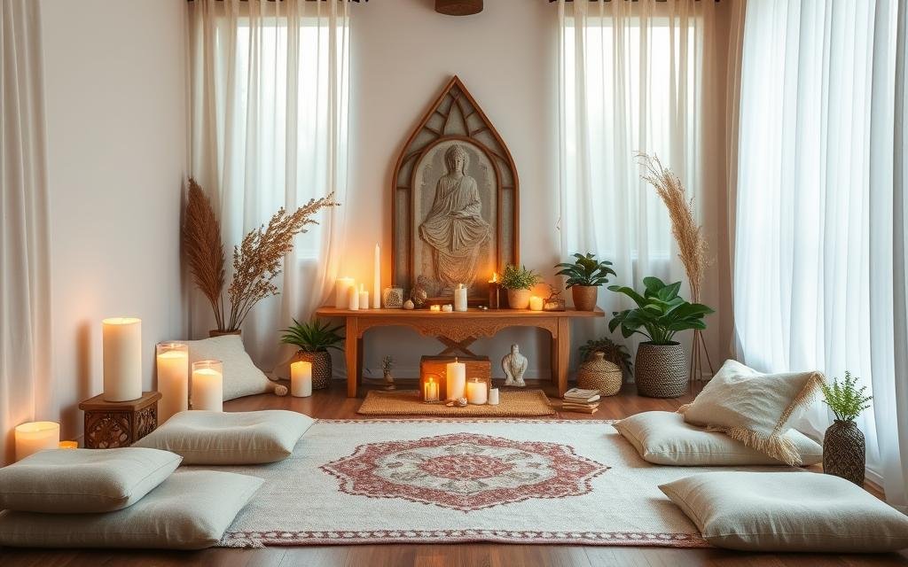 Sacred Prayer Space for Anxiety Relief