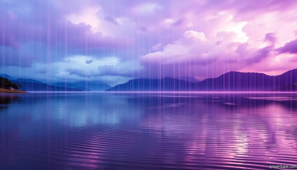 purple rain spiritual meaning