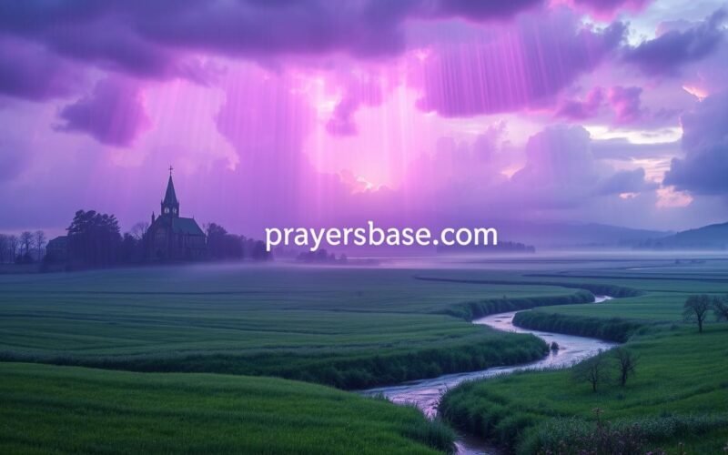 what does purple rain mean in the bible