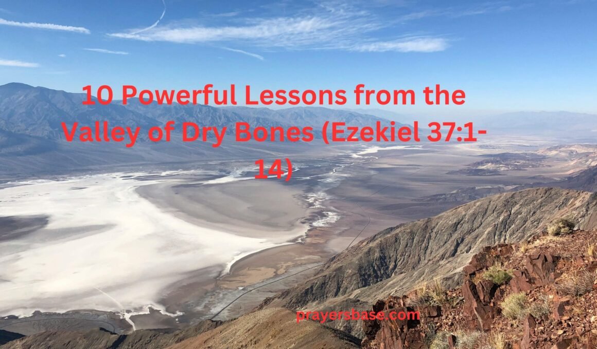 10 Powerful Lessons from the Valley of Dry Bones (Ezekiel 37:1-14)