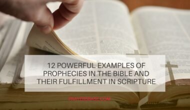 Examples of Prophecies in the Bible