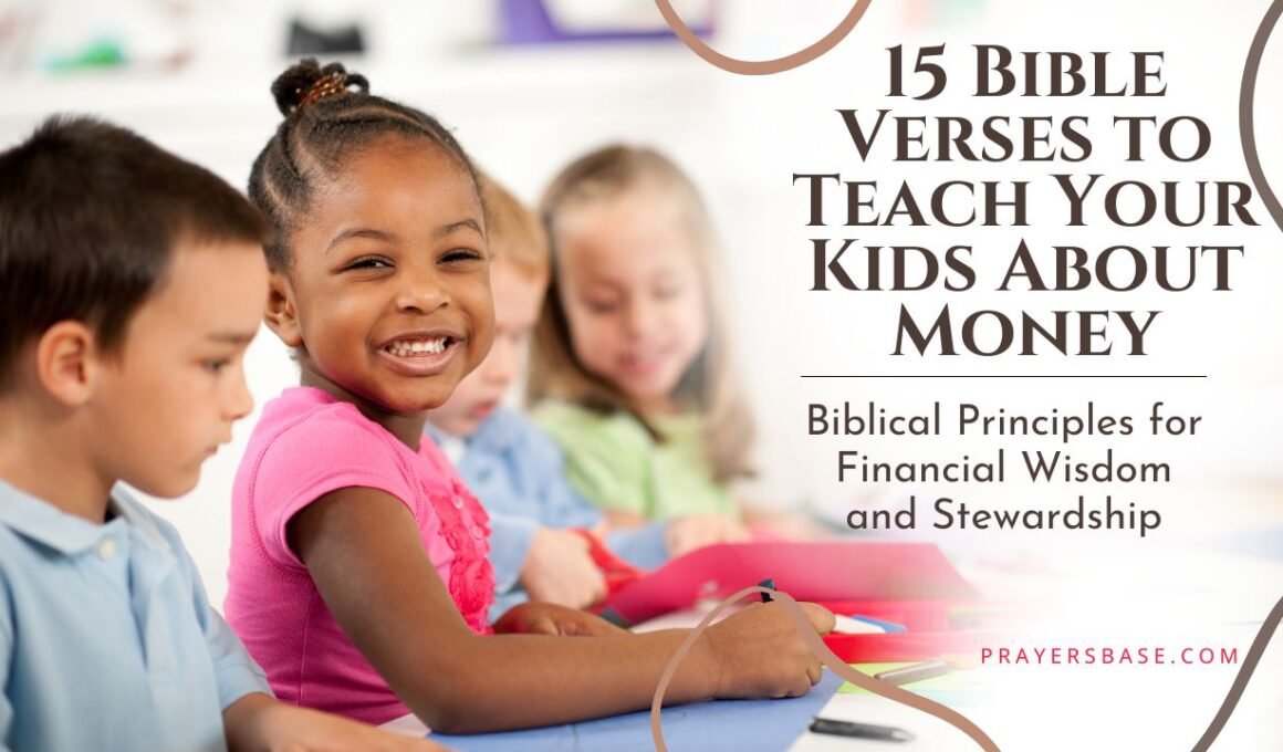 Bible Verses to Teach Your Kids About Money