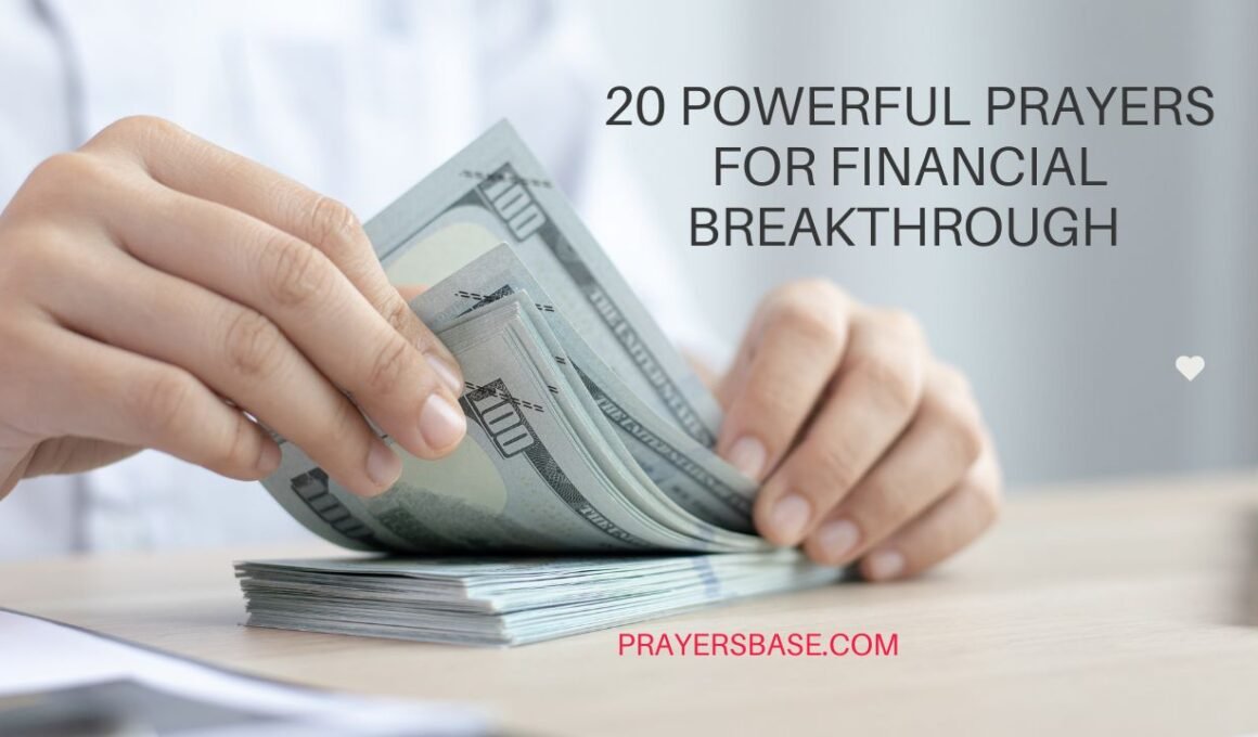 Prayers for Financial Breakthrough