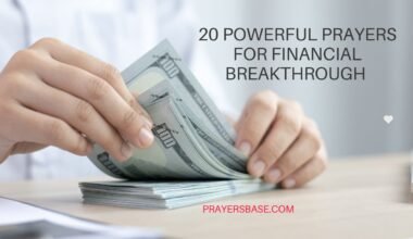 Prayers for Financial Breakthrough