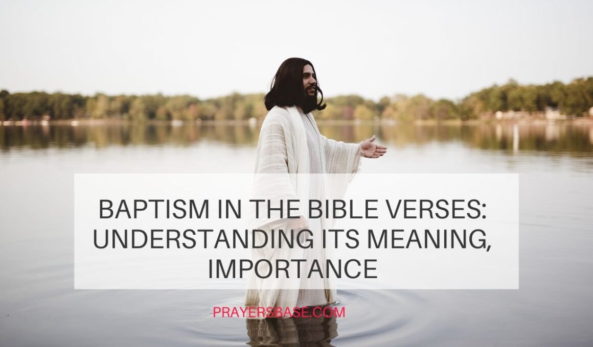 Baptism in the Bible Verses