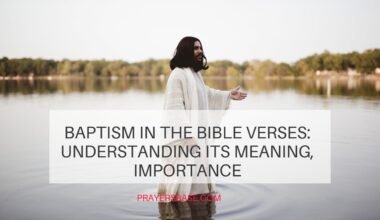 Baptism in the Bible Verses