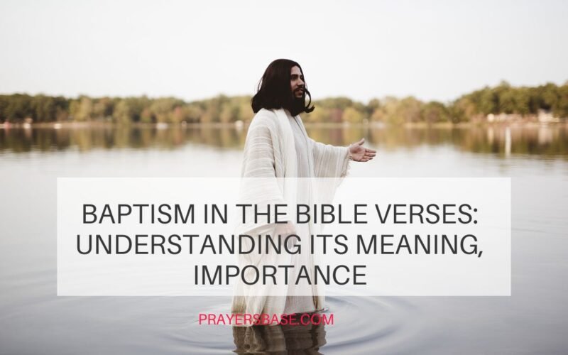 Baptism in the Bible Verses