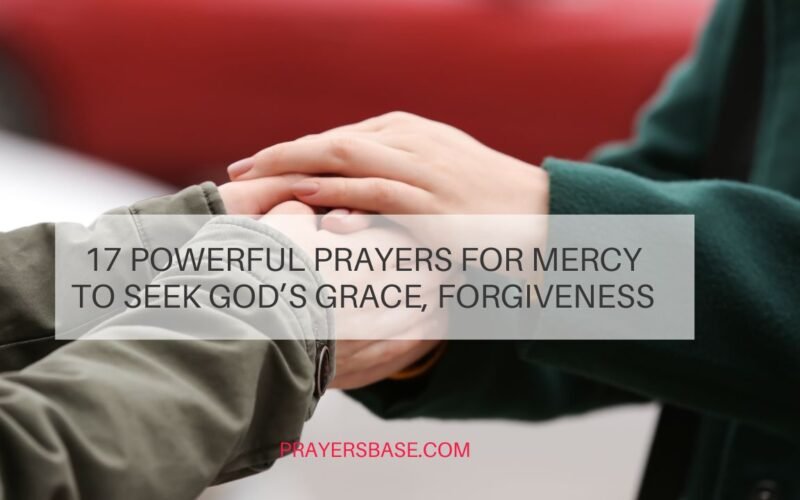 Prayers for Mercy