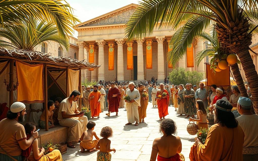 ancient jewish festival of tabernacles traditions