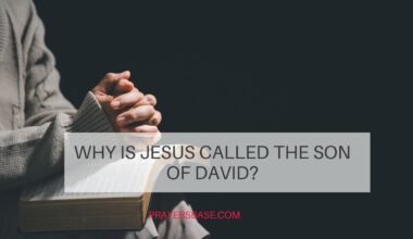 Why Is Jesus Called the Son of David?