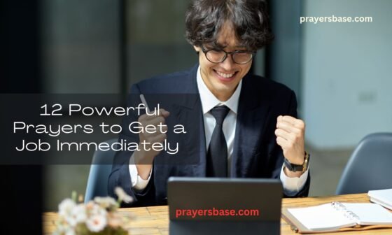 Prayers to Get a Job Immediately