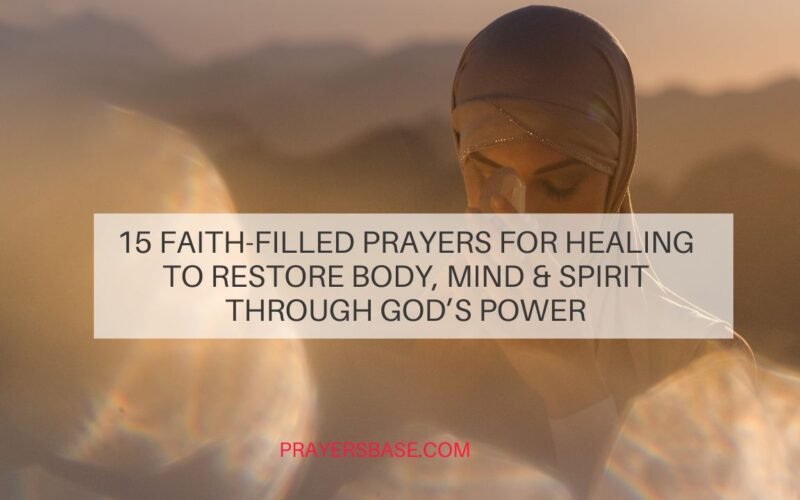 Prayers for Healing