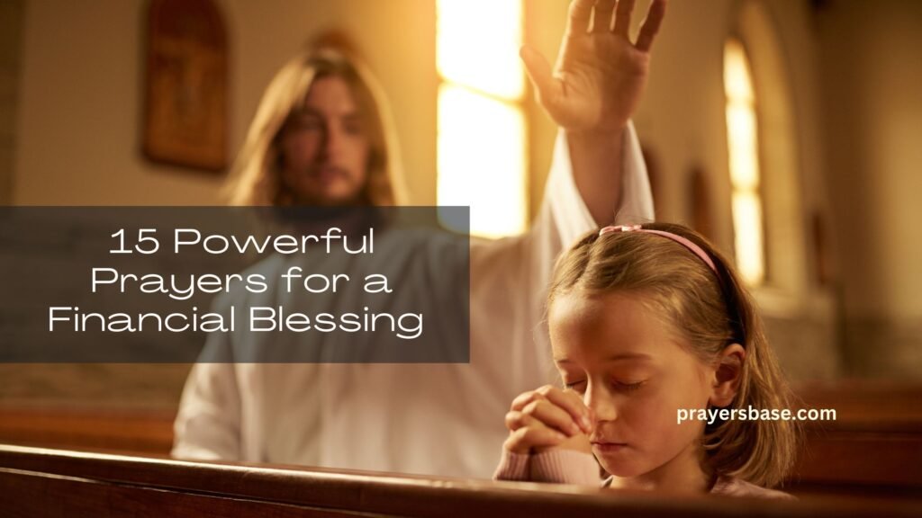 Prayers for a Financial Blessing