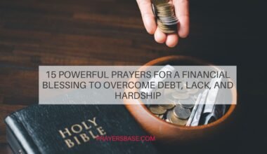 Prayers for a Financial Blessing