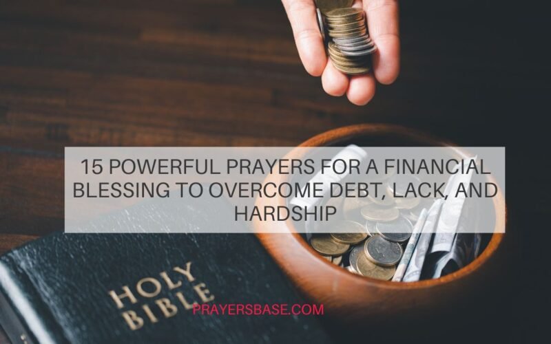 Prayers for a Financial Blessing