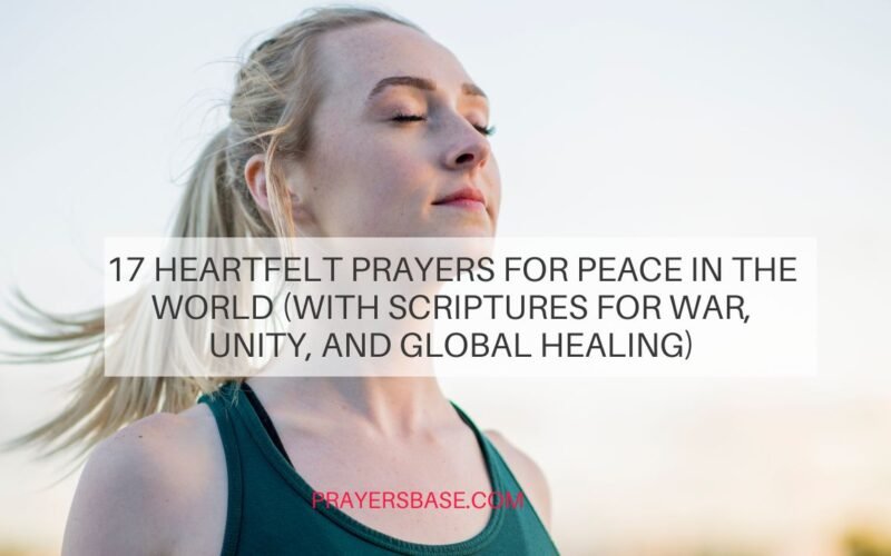 Prayers for Peace in the World