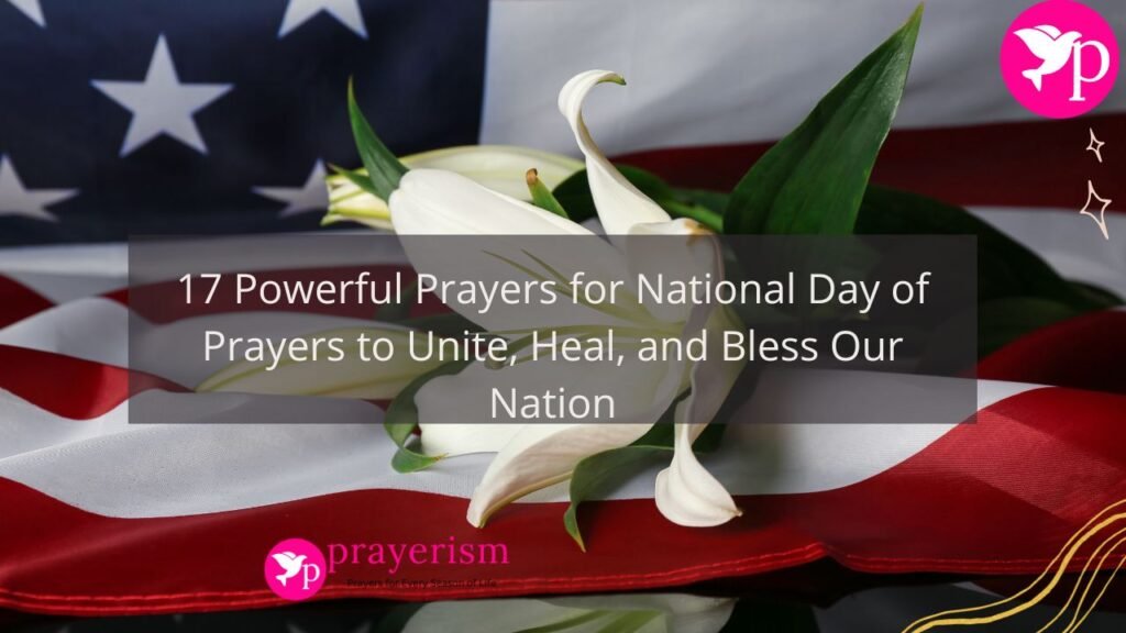 Prayers for National Day of Prayers