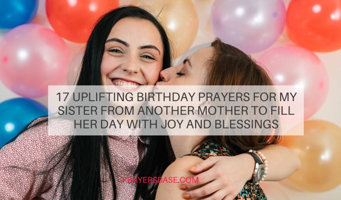 Birthday Prayers for My Sister