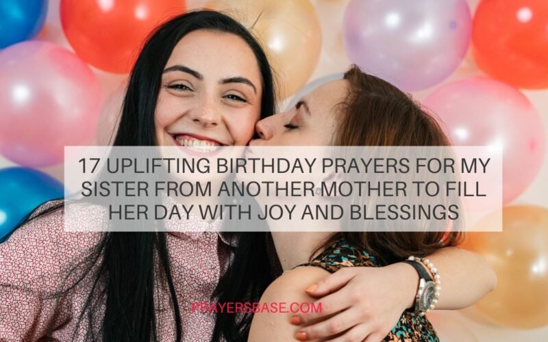 Birthday Prayers for My Sister