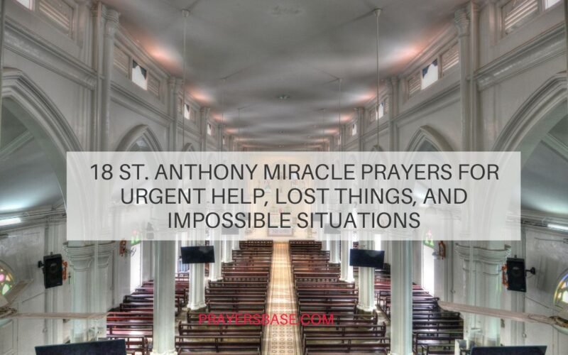 St. Anthony Miracle Prayers