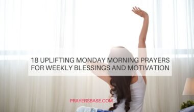 Monday Morning Prayers