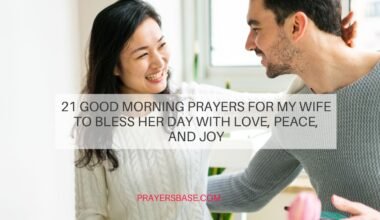 Good Morning Prayers for My Wife