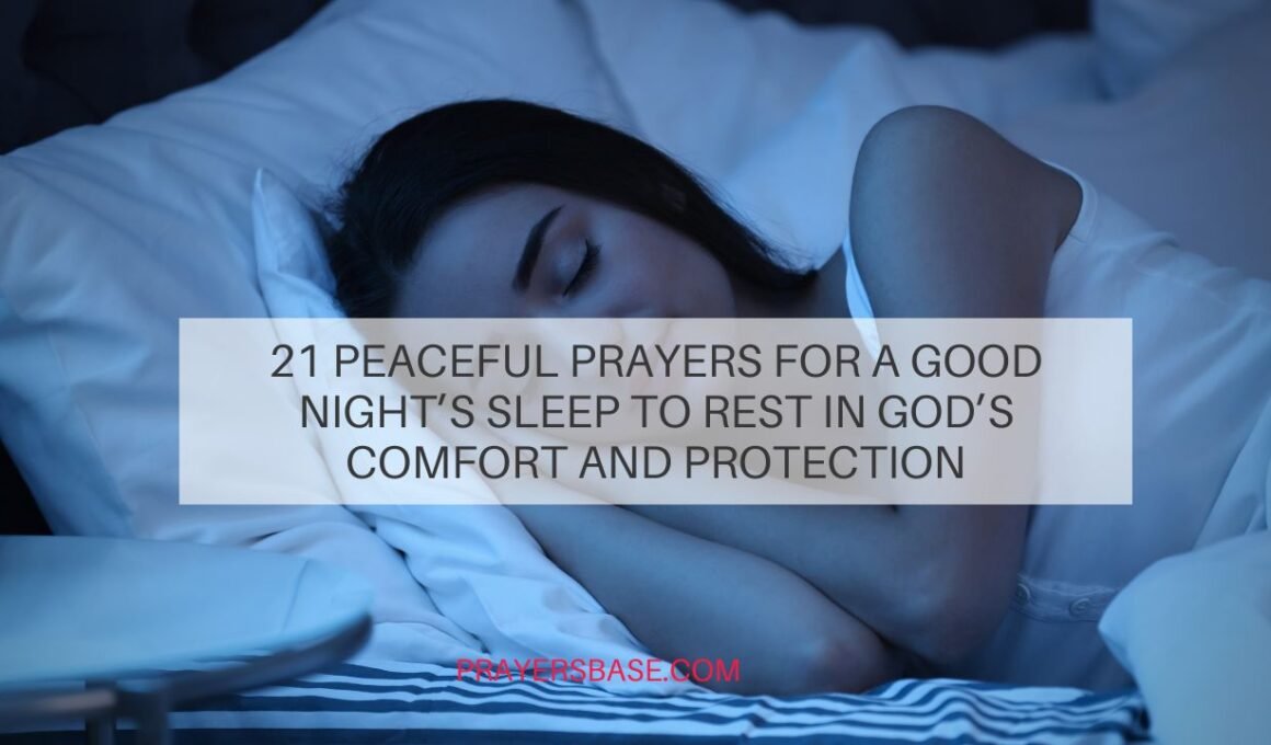 Prayers for a Good Night