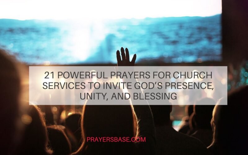 Prayers for Church Services