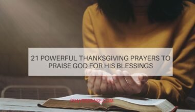 Powerful Thanksgiving Prayers