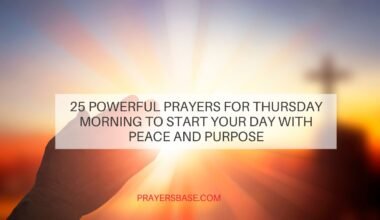 Prayers for Thursday Morning