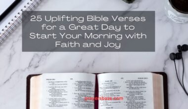 Bible verses for a great day
