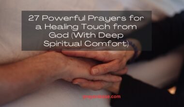 Prayers for a Healing Touch from God