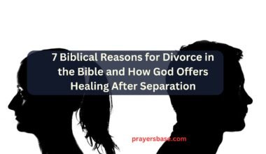 Reasons for Divorce in the Bible