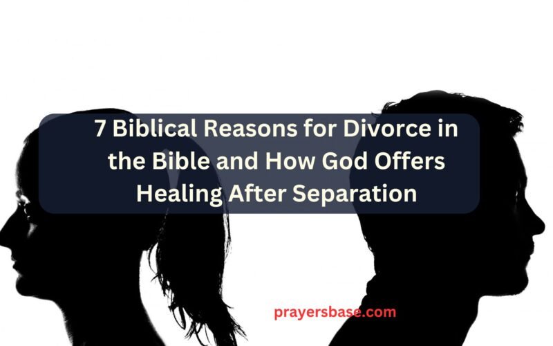 Reasons for Divorce in the Bible