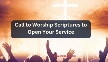 Call to Worship Scriptures