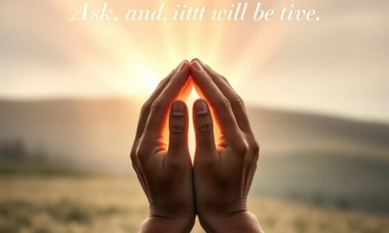 Meaning of Matthew 7:7 Ask and it will be given to you.