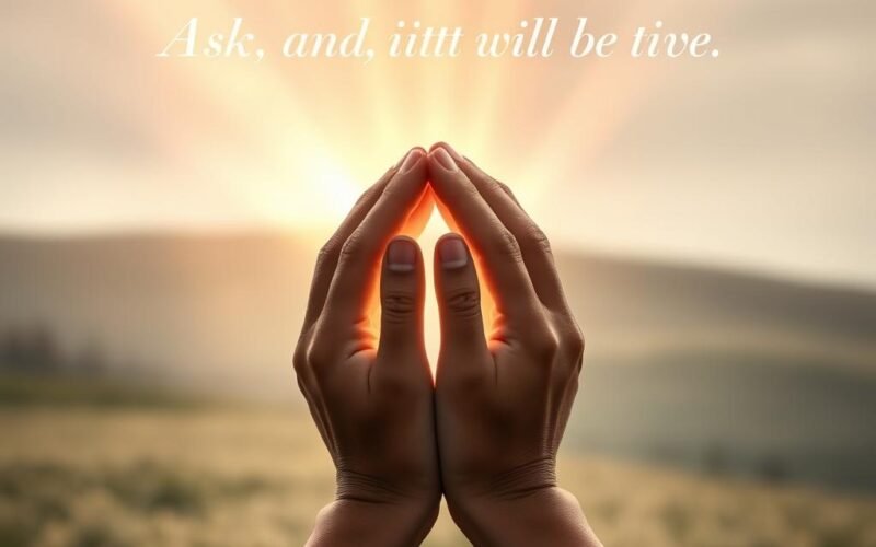Meaning of Matthew 7:7 Ask and it will be given to you.
