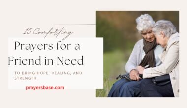 Prayers for a Friend in Need