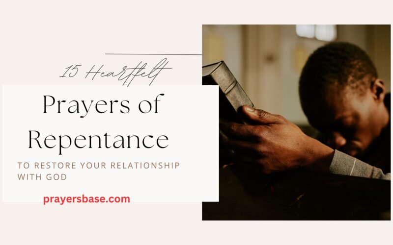 Prayers of Repentance