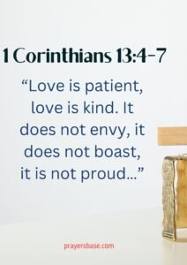 1 Corinthians 13:4-7