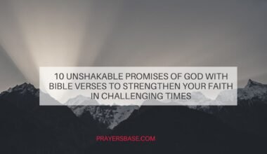 Promises of God with Bible Verses
