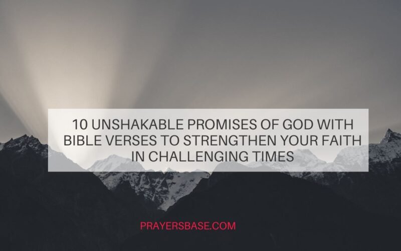 Promises of God with Bible Verses