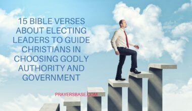 Bible Verses About Electing Leaders