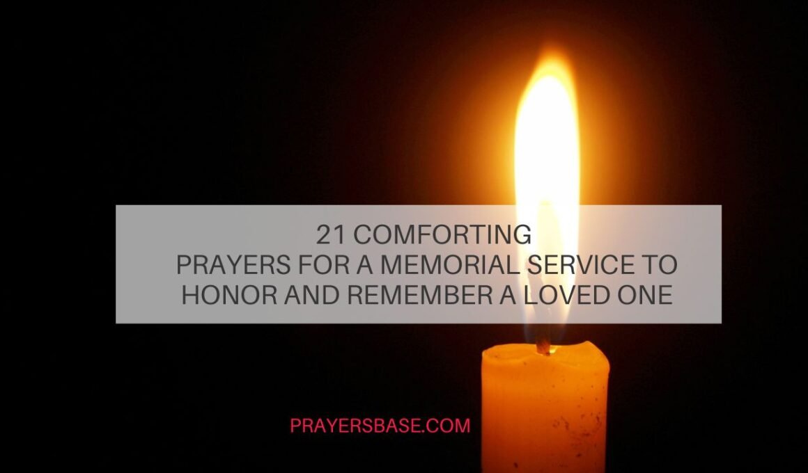 Prayers for a Memorial Service