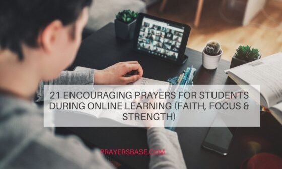 Prayers for Students During Online Learning