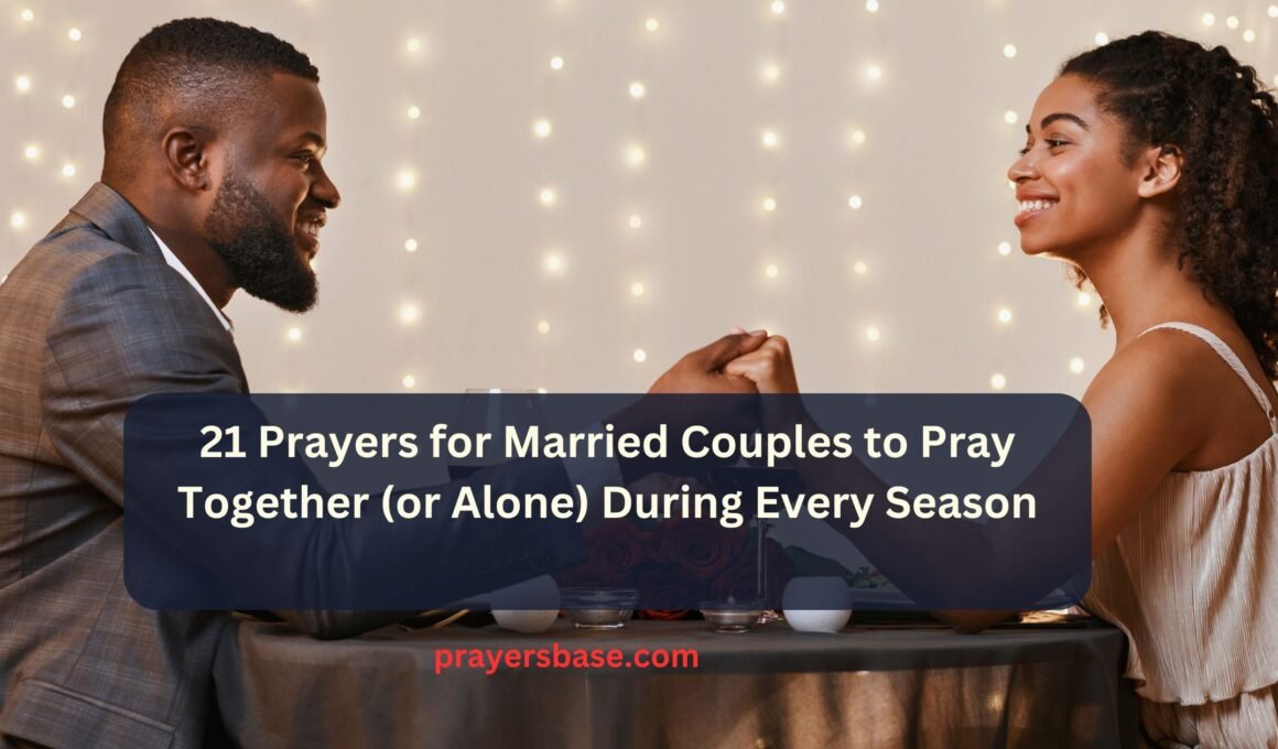 Prayers for Married Couples
