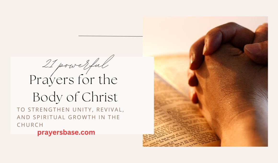 Prayers for the Body of Christ