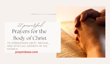 Prayers for the Body of Christ